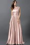 Robe demoiselle d'honneur longue plissage de princesse en satin soyeux ligne a - photo 33