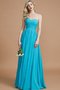 Robe demoiselle d'honneur naturel ruché col en forme de cœur avec zip avec sans manches - photo 4