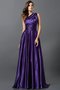 Robe demoiselle d'honneur longue plissage de princesse en satin soyeux ligne a - photo 36