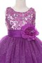 Robe de cortège enfant eclaté avec ruban ceinture ligne a textile en tulle - photo 2