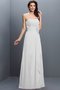 Robe demoiselle d'honneur longue ligne a manche nulle longueur au ras du sol de princesse - photo 22
