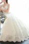 Robe de mariée de traîne moyenne a-ligne merveilleux avec sans manches appliques - photo 1