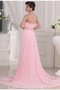 Robe de bal longue fermeutre eclair de bustier en chiffon de princesse - photo 2