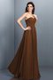 Robe demoiselle d'honneur longue plissage naturel en chiffon avec fronce - photo 4