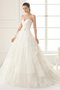 Robe de mariée sexy longue en dentelle de princesse de traîne moyenne - photo 1