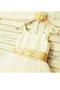 Robe de cortège enfant naturel textile en tulle avec fleurs de princesse avec zip - photo 3