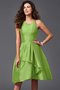 Robe demoiselle d'honneur naturel col u profond textile taffetas de princesse de lotus - photo 14