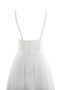 Robe de mariée humble plissage de bustier textile en tulle manche nulle - photo 7