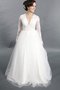 Robe de mariée distinguee chic intemporel informel avec manche longue - photo 1