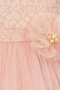 Robe de cortège enfant naturel en tulle manche nulle de princesse encolure ronde - photo 3