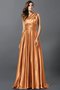 Robe demoiselle d'honneur longue plissage de princesse en satin soyeux ligne a - photo 32