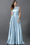 Robe demoiselle d'honneur longue plissage de princesse en satin soyeux ligne a - photo 30