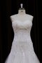 Robe de mariée longueur au ras du sol sans empire avec cristal ligne a textile en tulle - photo 2