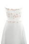 Robe de mariée chic de fourreau en chiffon en grandes tailles longueur au niveau de sol - photo 7
