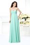 Robe demoiselle d'honneur naturel longue de princesse manche nulle fermeutre eclair - photo 1