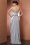 Robe de bal longue avec zip longueur au niveau de sol avec perle en chiffon - photo 2
