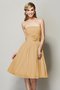 Robe demoiselle d'honneur bref naturel fermeutre eclair manche nulle avec chiffon - photo 12