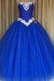 Robe de quinceanera textile en tulle de mode de bal en dentelle fermeutre eclair cordon - photo 1