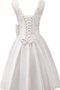 Robe douce seize facile avec perle en satin arrivée au mollet avec décoration dentelle - photo 2