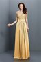 Robe demoiselle d'honneur longue fermeutre eclair de princesse avec chiffon jusqu'au sol - photo 6