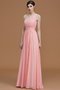 Robe demoiselle d'honneur naturel avec sans manches ligne a ruché d'épaule asymétrique - photo 27