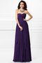 Robe demoiselle d'honneur plissage longue en chiffon a-ligne de princesse - photo 11