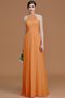 Robe demoiselle d'honneur ligne a avec chiffon de princesse ruché fermeutre eclair - photo 26