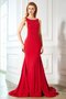 Robe de soirée de lotus dos nu avec sans manches de sirène bretelles spaghetti - photo 4