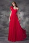 Robe de bal longue d'épaule asymétrique longueur au ras du sol avec fleurs de princesse - photo 3