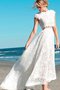 Robe de mariée nature naturel ligne a fermeutre eclair en plage - photo 1