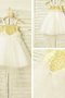 Robe de cortège enfant en tulle fermeutre eclair avec sans manches ligne a de princesse - photo 3