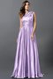 Robe demoiselle d'honneur longue plissage de princesse en satin soyeux ligne a - photo 31