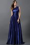 Robe demoiselle d'honneur longue plissage de princesse en satin soyeux ligne a - photo 37