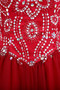 Robe de bal facile textile en tulle versicolor a-ligne en salle - photo 3