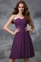 Robe demoiselle d'honneur naturel de princesse ruché avec zip avec chiffon - photo 12