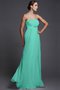 Robe demoiselle d'honneur de princesse manche nulle a-ligne de bustier avec zip - photo 15