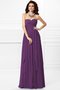 Robe demoiselle d'honneur plissage longue en chiffon a-ligne de princesse - photo 5