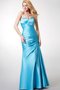 Robe demoiselle d'honneur longue facile de sirène de bustier cordon - photo 1