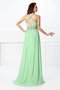 Robe de bal longue de princesse ligne a manche nulle en chiffon - photo 2