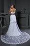 Robe de mariée naturel longue avec sans manches col en forme de cœur de traîne moyenne - photo 2