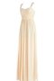 Robe demoiselle d'honneur plissage en forme bandouliere spaghetti ligne a avec chiffon - photo 2