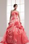 Robe de quinceanera manche nulle ample avec fleurs de mode de bal avec perle - photo 1