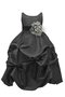 Robe de cortège enfant de lotus avec fleurs manche nulle ligne a - photo 1
