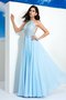 Robe de bal appliques longueur au niveau de sol avec chiffon ligne a de princesse - photo 4