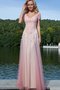 Robe de bal vintage simple ligne a en tulle de lotus - photo 1