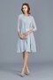 Robe mère de mariée col u profond au niveau de genou excellent en chiffon de princesse - photo 1