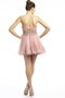 Robe de graduation romantique bref de col en cœur en tulle a-ligne - photo 2