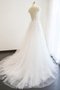 Robe de mariée v encolure étourdissant a-ligne de princesse decoration en fleur - photo 2