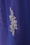 Robe douce seize de mode de bal ruché d'épaule asymétrique ample decoration en fleur - photo 2