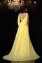 Robe de soirée longue avec chiffon grandes bretelles ligne a avec perle - photo 2